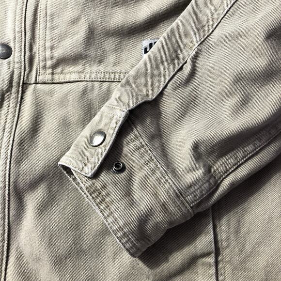 40 Grit by Duluth Trading Men's Tan Canvas Work Chore Jacket Standard Fit S - Picture 10 of 14